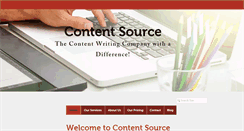 Desktop Screenshot of contentsource.org